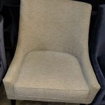 101B, Grey Upholstered Chair