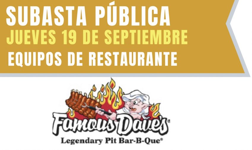 Subasta publica 19 SEPT